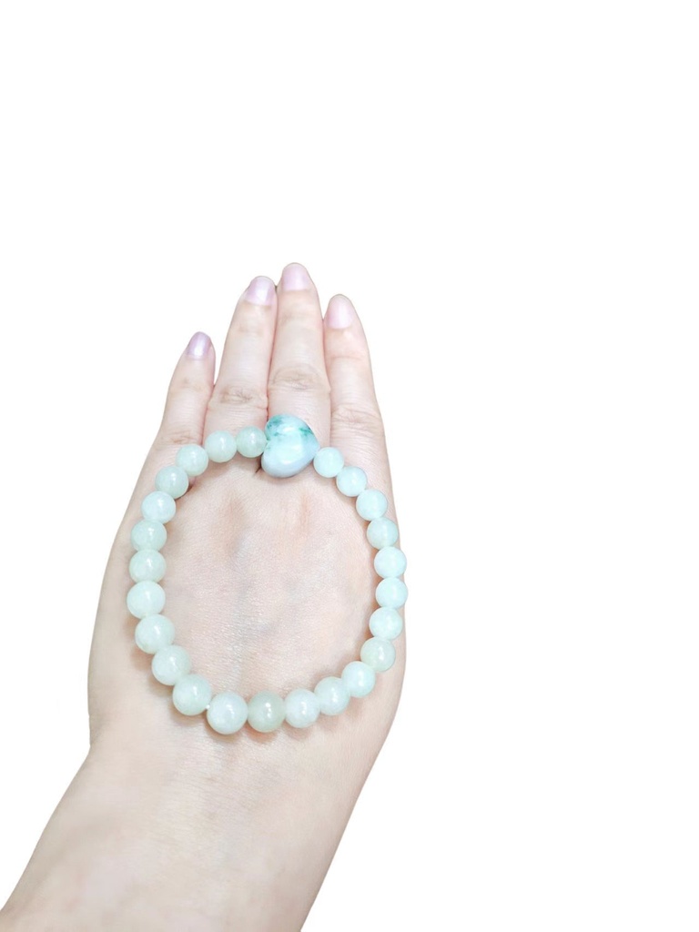 「緬甸天然A貨翡翠」#EDD1100