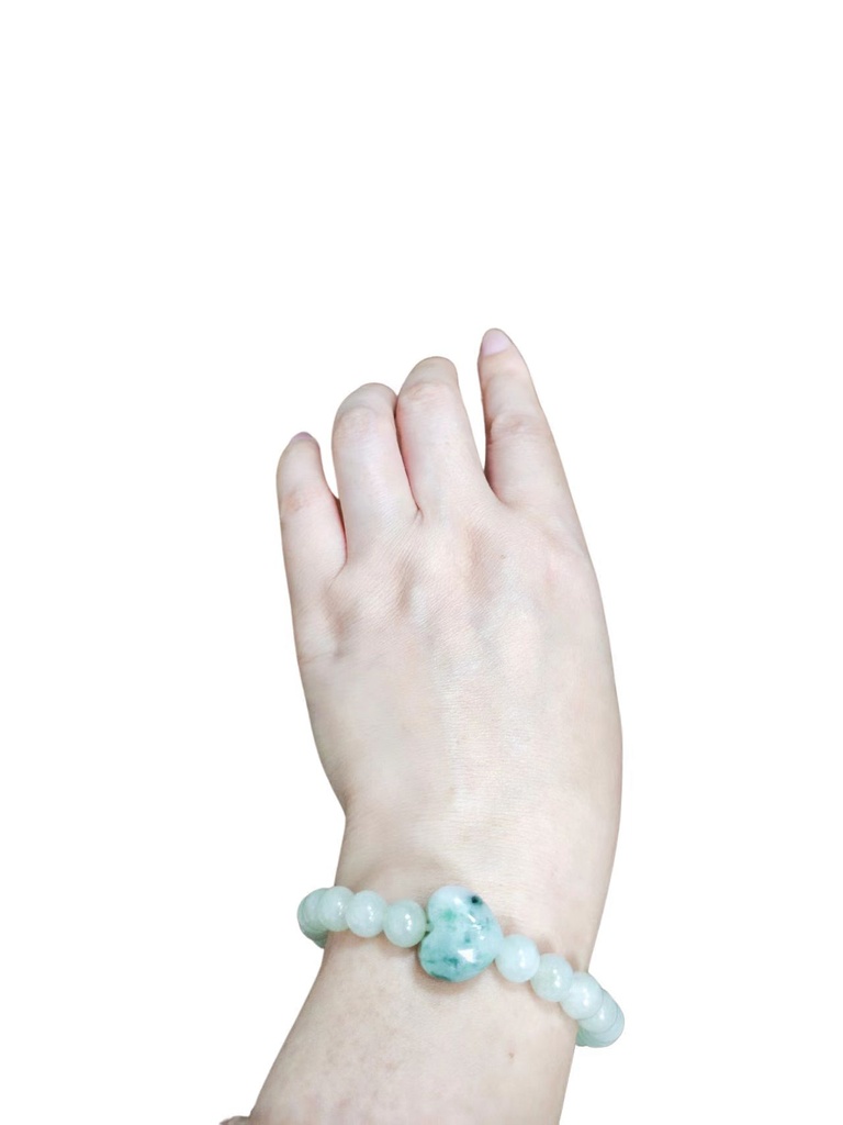 「緬甸天然A貨翡翠」#EDD1100