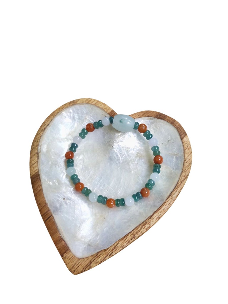 「緬甸天然A貨翡翠」#EDD1000