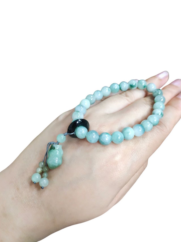 「緬甸天然A貨翡翠」#EDD900