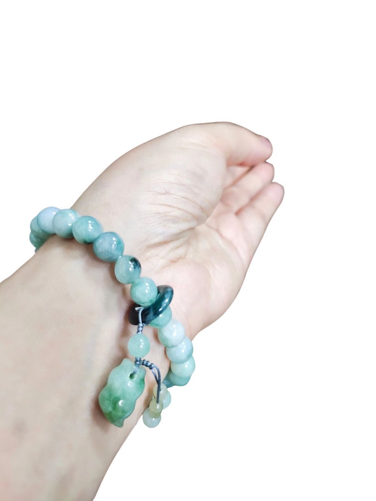 「緬甸天然A貨翡翠」#EDD900