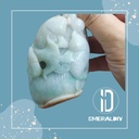 Myanmar Natural Grade-A Jadeite #200 — “Golden Fish Leaping Dragon Gate” Sculpture Success and Flowing Fortune