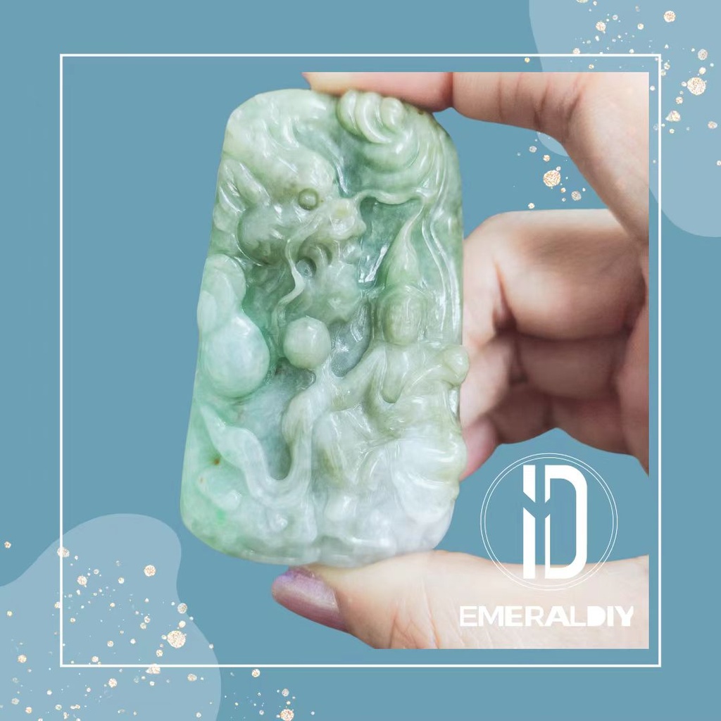 多色御龍自在觀音吊墜（送特色頸繩）#EDB200