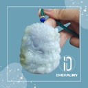 三彩福祿壽側面龍牌吊墜（送特色頸繩）#EDB400